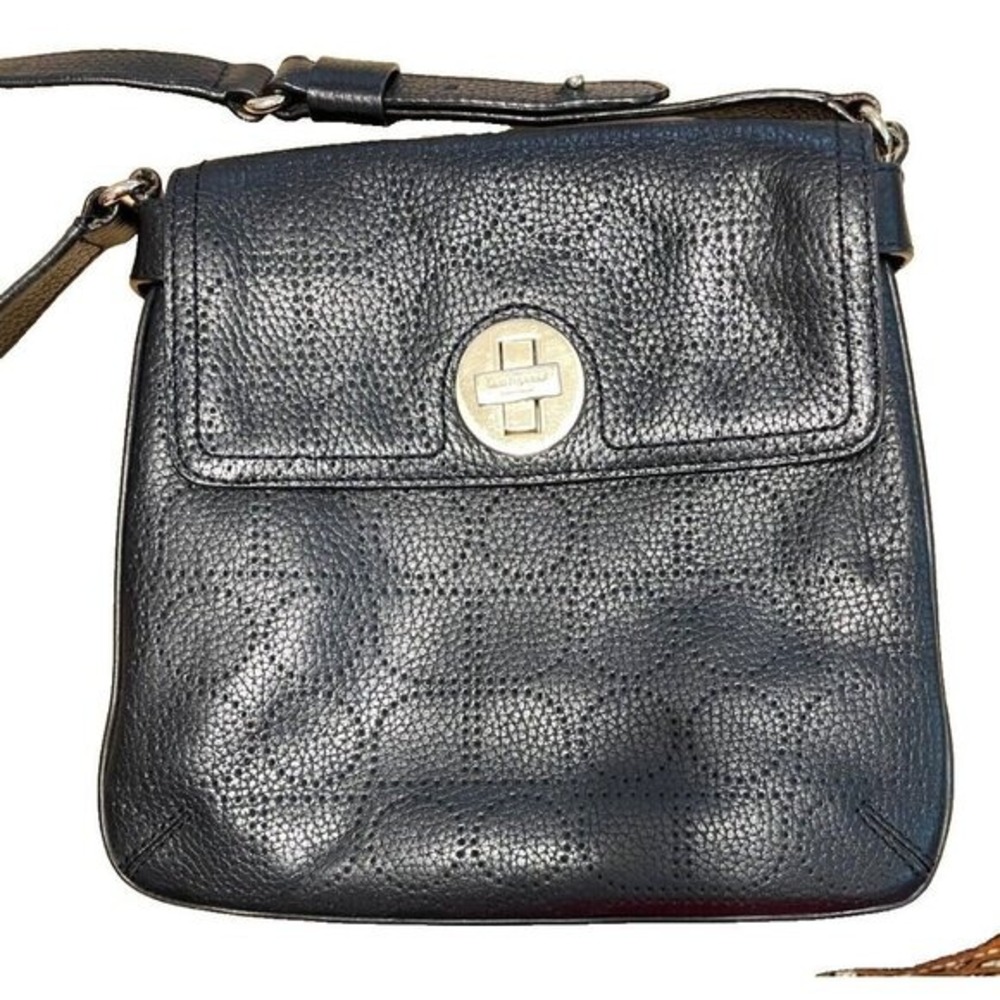 Kate Spade NY Leather Shoulder Bag Flap‎ Close Adj Strap Double Vanessa Dust Bag
